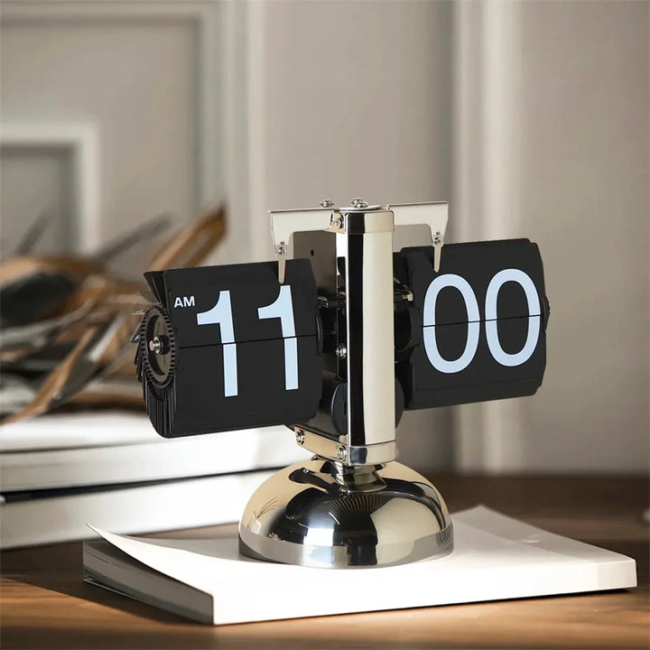 Vintage Auto Flip Clock | Retro Tischuhr