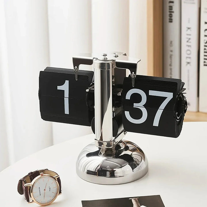 Vintage Auto Flip Clock | Retro Tischuhr