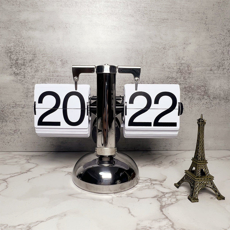 Vintage Auto Flip Clock | Retro Tischuhr