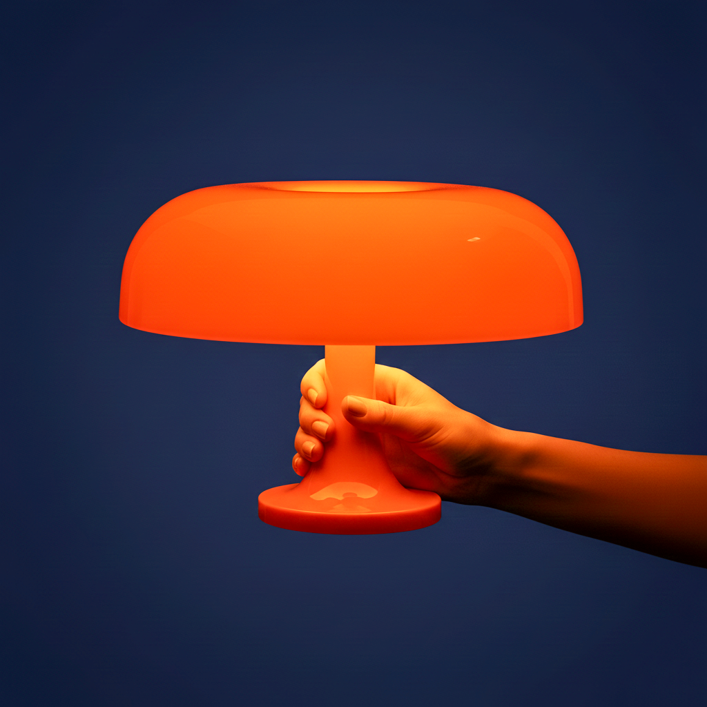 LumenLute™ | Vintage Pilzlampe